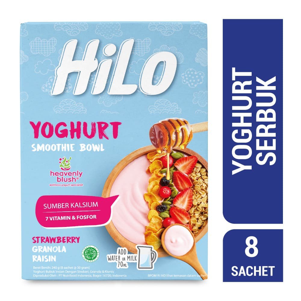 

PROMO HILO YOGHURT SMOOTHIE BOWL STRAWBERRY (8 SACHET) TERMURAH