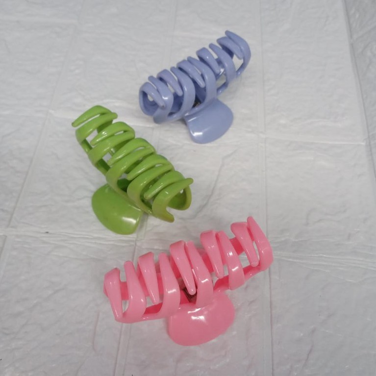 Jedai Rambut Jepit Rambut Besar Praktis Aksesoris Fashion / Jepit Rambut Besar Polos