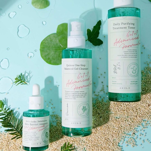 AXIS-Y COMPLETE SET AXIS-Y TONER AMPOULE CLEANSER AXIS Y