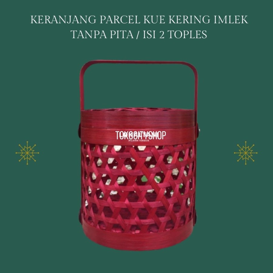 Hampers Bambu / Keranjang Bambu / Keranjang Anyam Imlek