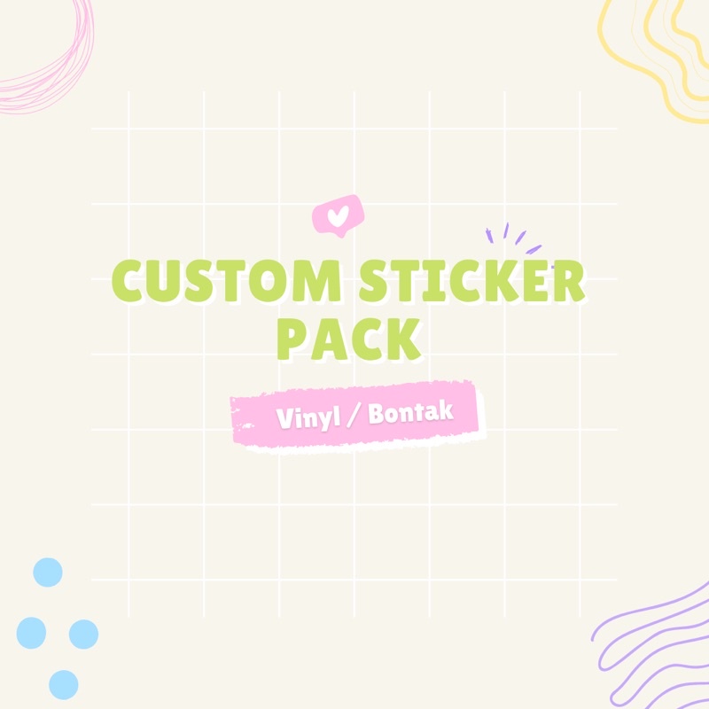 

CUSTOM STICKER PACK