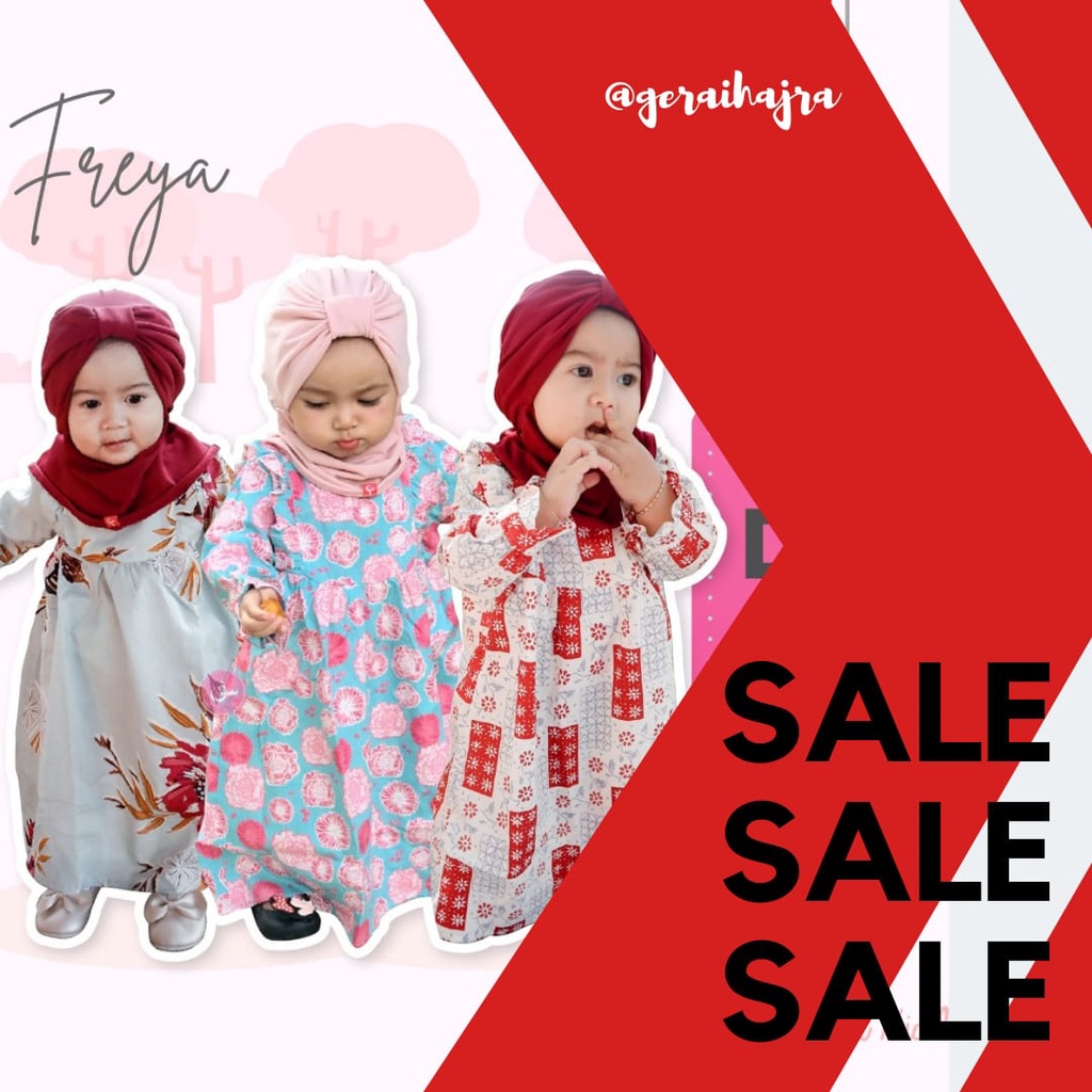 Set Gamis Anak - Freya by Safeea Kiddo
