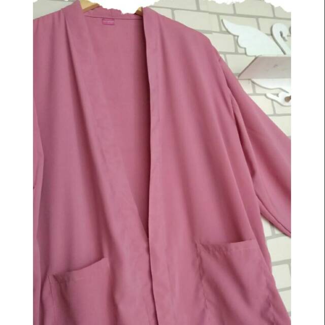 Set Long Outer dan Rok (FREE GIFT)