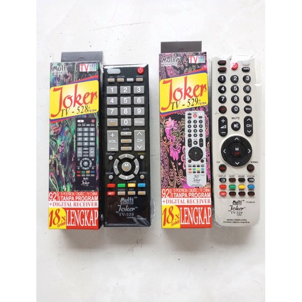 Remote TV LCD LG LED Tabung Universal Joker TERA 18X