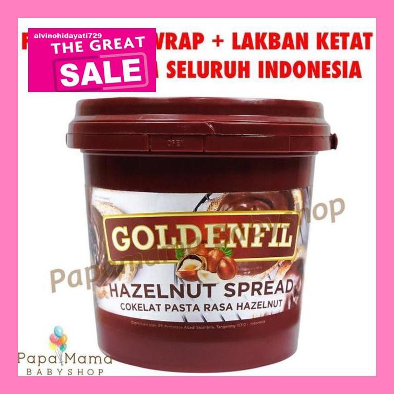 

Al04Nind Goldenfil Milk Crunchy Saus Selai Manis Rasa Susu Malt Krispi 1Kg - Hazelnut Spread