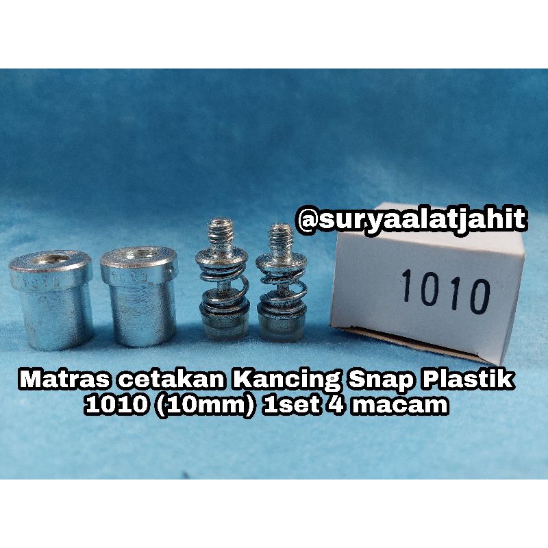 Matras Kancing Snap Plastik 1010 (10mm) 1set@4mcm rp.65.000/1set