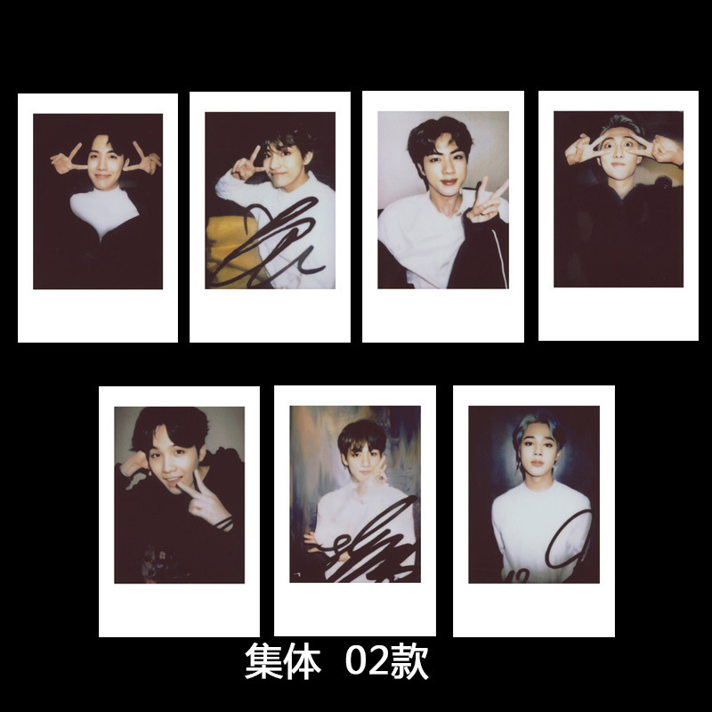 Kartu Foto Polaroid Lomo Kpop Bts Untuk Koleksi