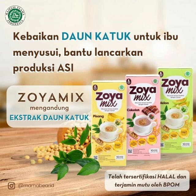 PMS115 PELANCAR ASI MAMABEAR SOYA MIX BOOSTER ASI 1 BOX ISI 10 SACHET(1 DOS)