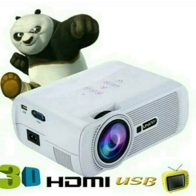 Mini Proyektor Uhappy 15000lumens Buildin TV