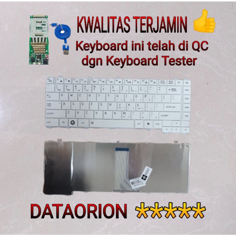 keybord putih toshiba C600 C640 L600 L630 L635 L640 L645 L730 L735 L745 putih