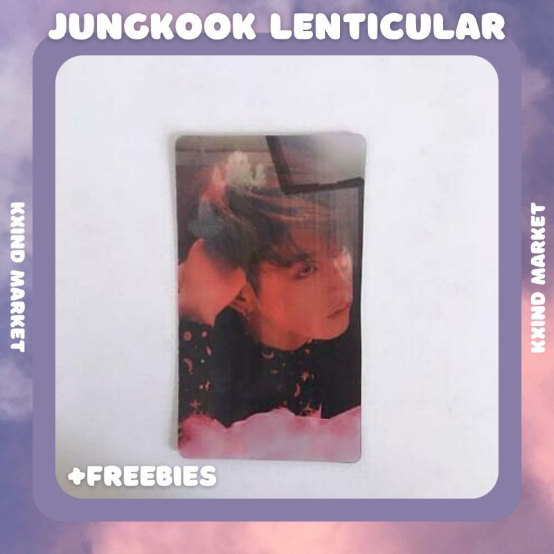 Photocard Lenticular Jungkook BTS Wings Concept Book / lenti JK / PC rare jk / wcb jungkook