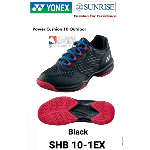 Sepatu Yonex SHB 10 / Power Cushion 10 EX Black