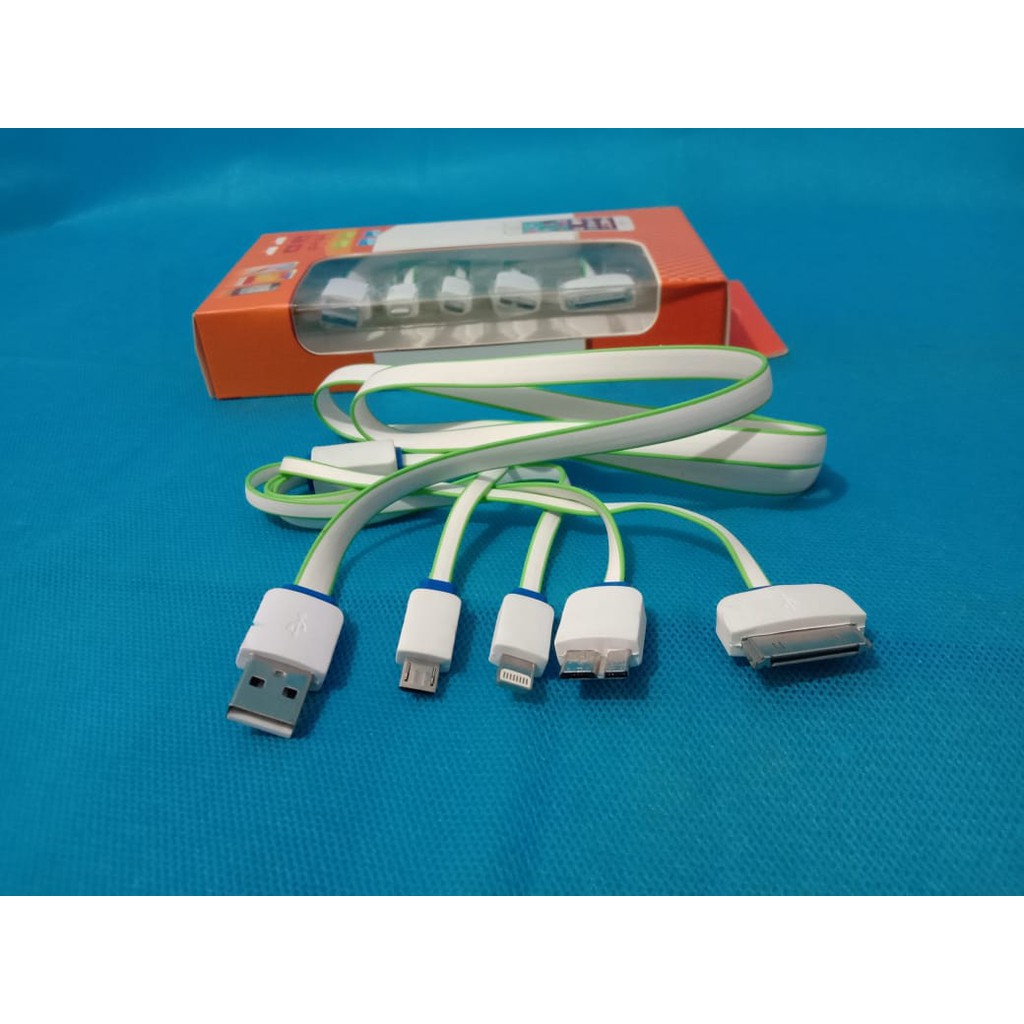 KABEL USB / KABEL CHARGE MULTIFUNGSI 4 IN 1