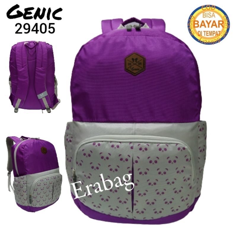 Tas ransel sekolah anak perempuan Genic Original New Design 29405