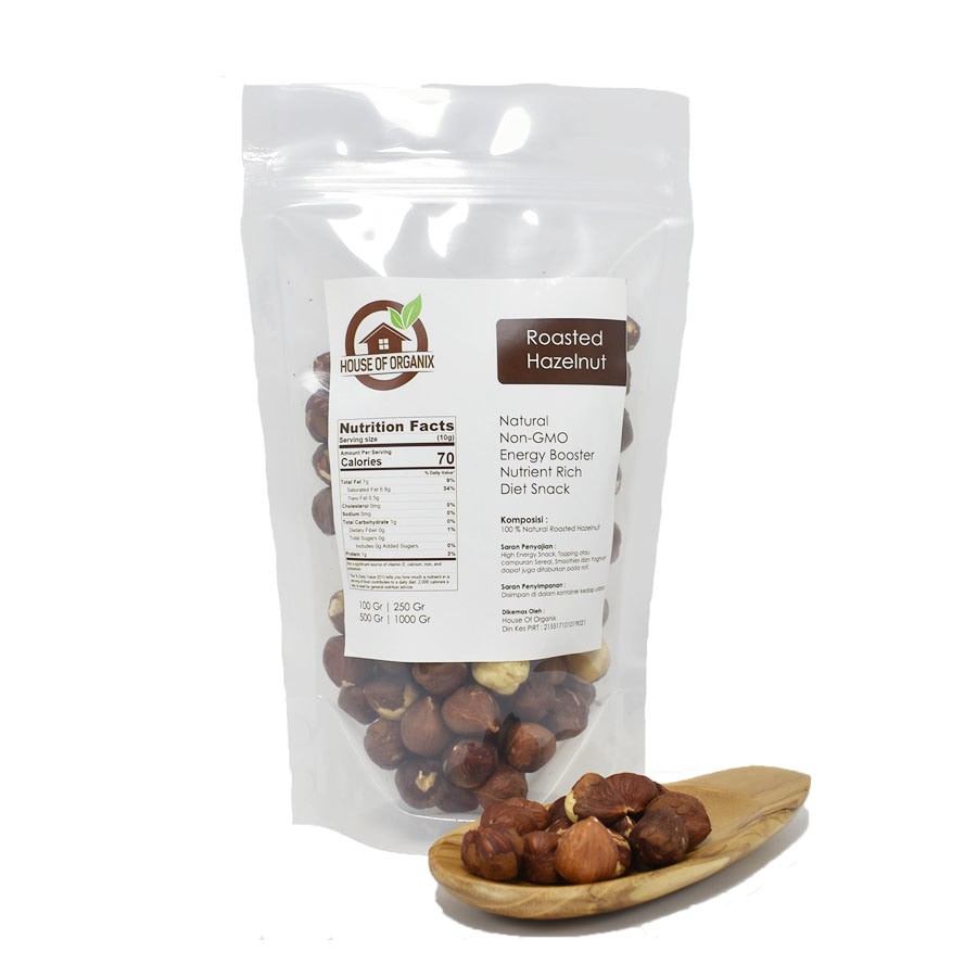 

PROMO ROASTED HAZELNUT ( KACANG HAZELNUT PANGGANG ) - 500 GR TERMURAH