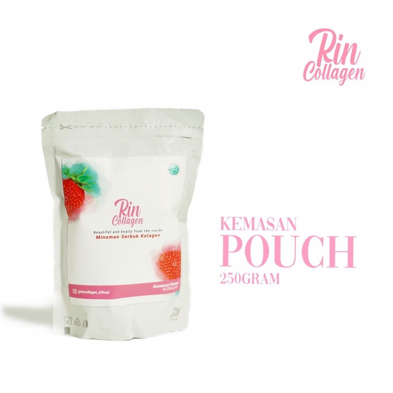 

Minuman serbuk kolagen rasa strawberry isi 250gr