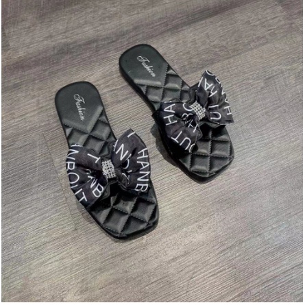 S1031 Sandal Slip Pita Huruf / Sandal Pita / Sandal Fashion Cewek / Sandal Murah / Sandal Import Wanita