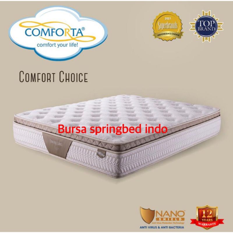 comforta comfort choice 120 x 200 kasur spring bed