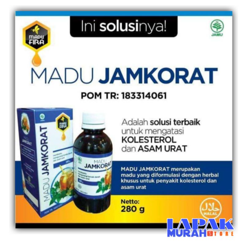 MADU JAMKORAT OBAT TURUNKAN KOLESTEROL Diabetes Gula Darah Tinggi