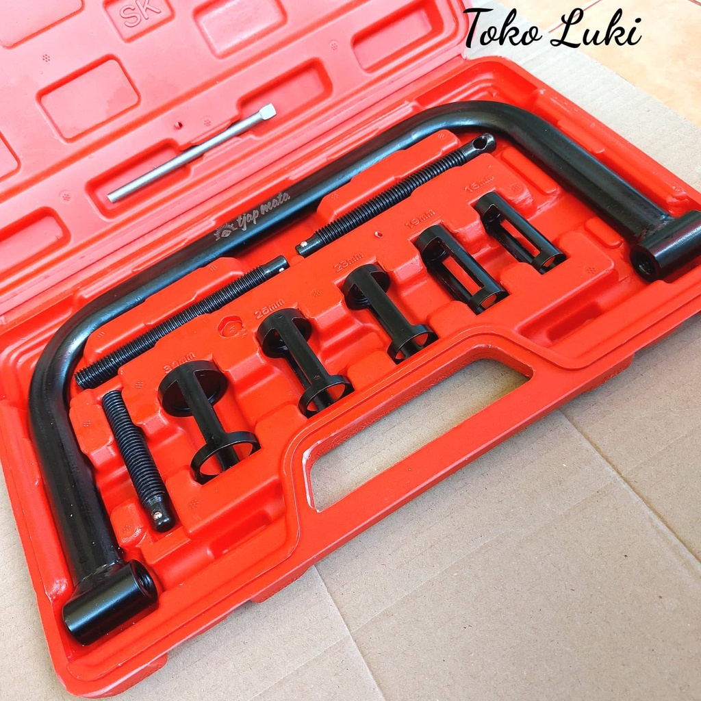 Treker Klep Tjap Mata isi 10 pcs Valve Spring Compressor