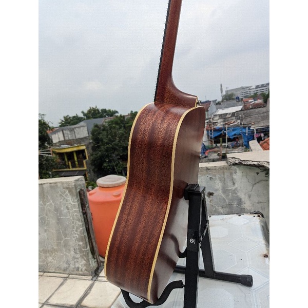Gitar akustik elektrik Cort earth 70e ns