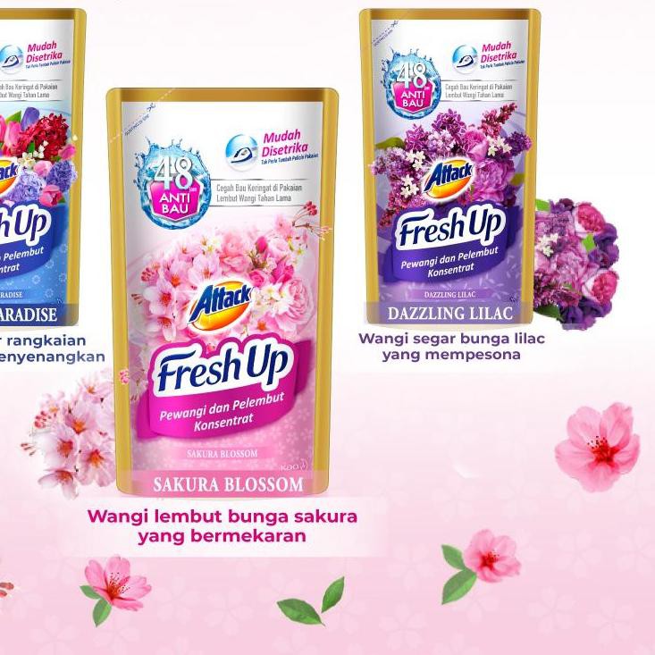 ☪ ATTACK FRESH UP SAKURA BLOSSOM 680ML - 3 pcs ➷