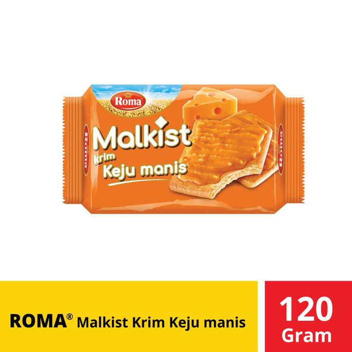 

TERMURAH Roma Malkist Krim Keju Manis 120 Gram BEST SELLER