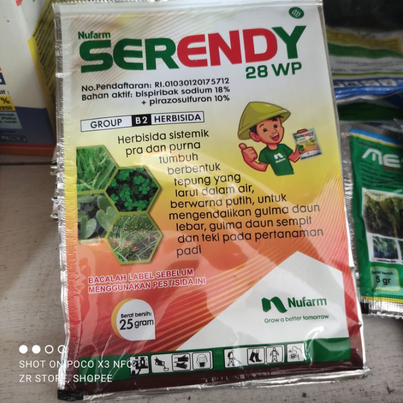 HERBISIDA SERENDY 28 WP KEMASAN 25 GRAM