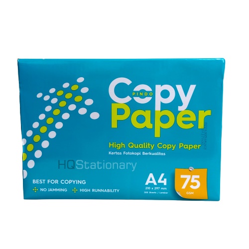 

Kertas HVS A4 Copy Paper 75gsm - 1 Rim isi 500 lembar