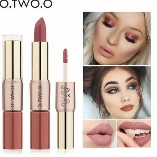 Medan Termurah Lipstick Lipgloss Velvet Mate Otwoo long lasting