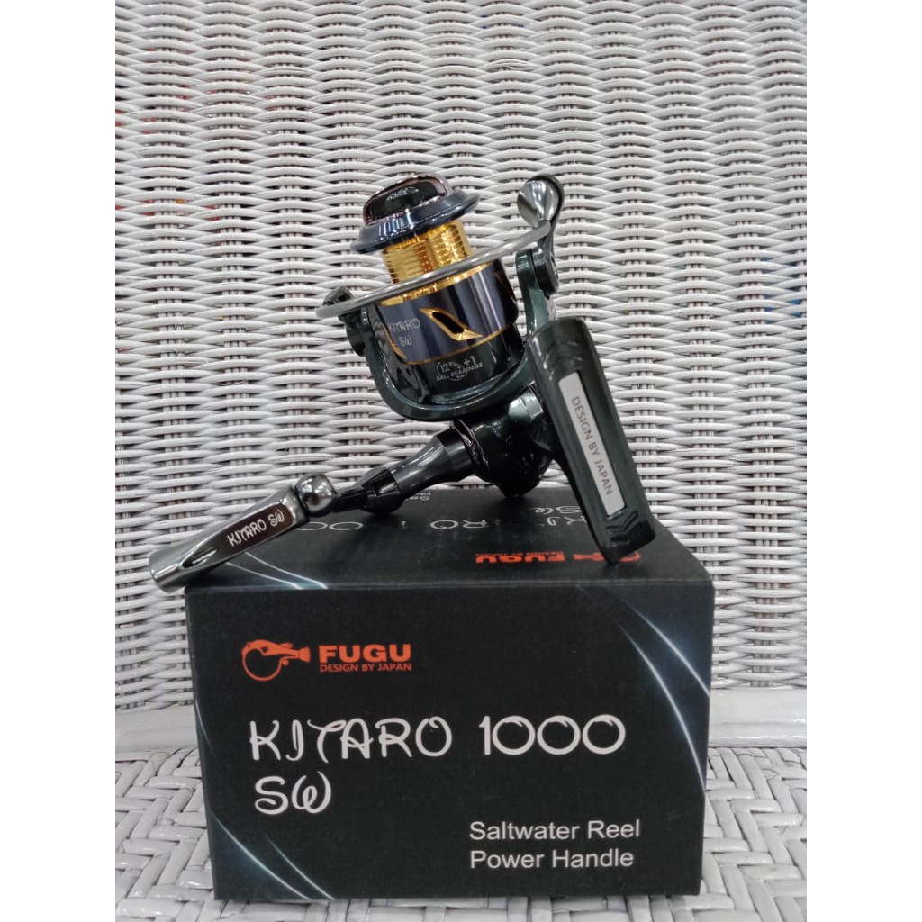 Reel UL Fugu Kitaro 1000 2000 3000 Power Handle Salt Water