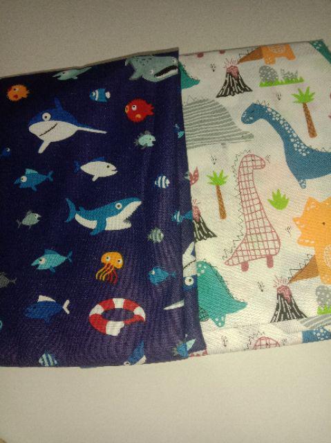 Dino Time -kain Sprei Katun Lokal Meteran Star Bintang Kecil