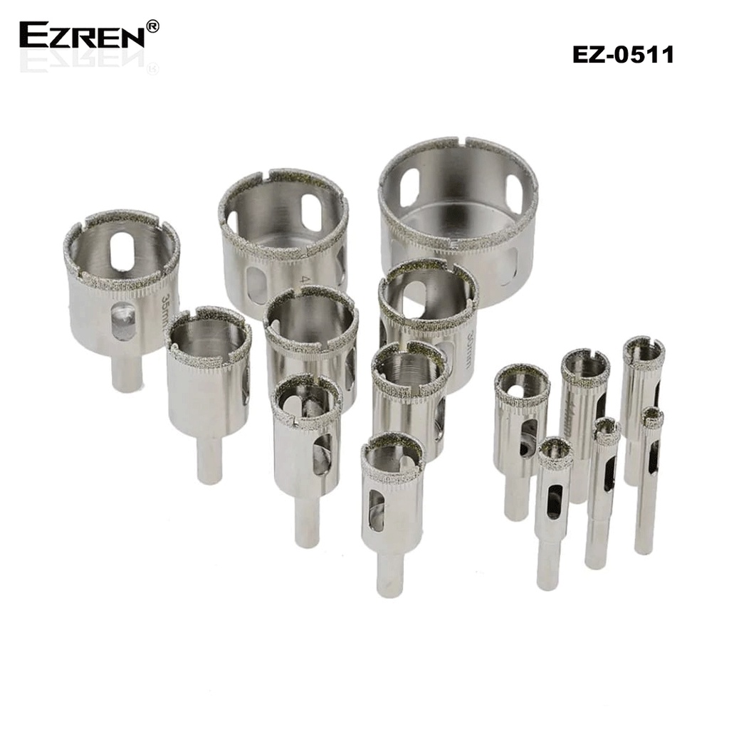 Ezren EZ-0511 Holesaw Mata Bor Bulat Pelubang Kaca Pembolong Keramik