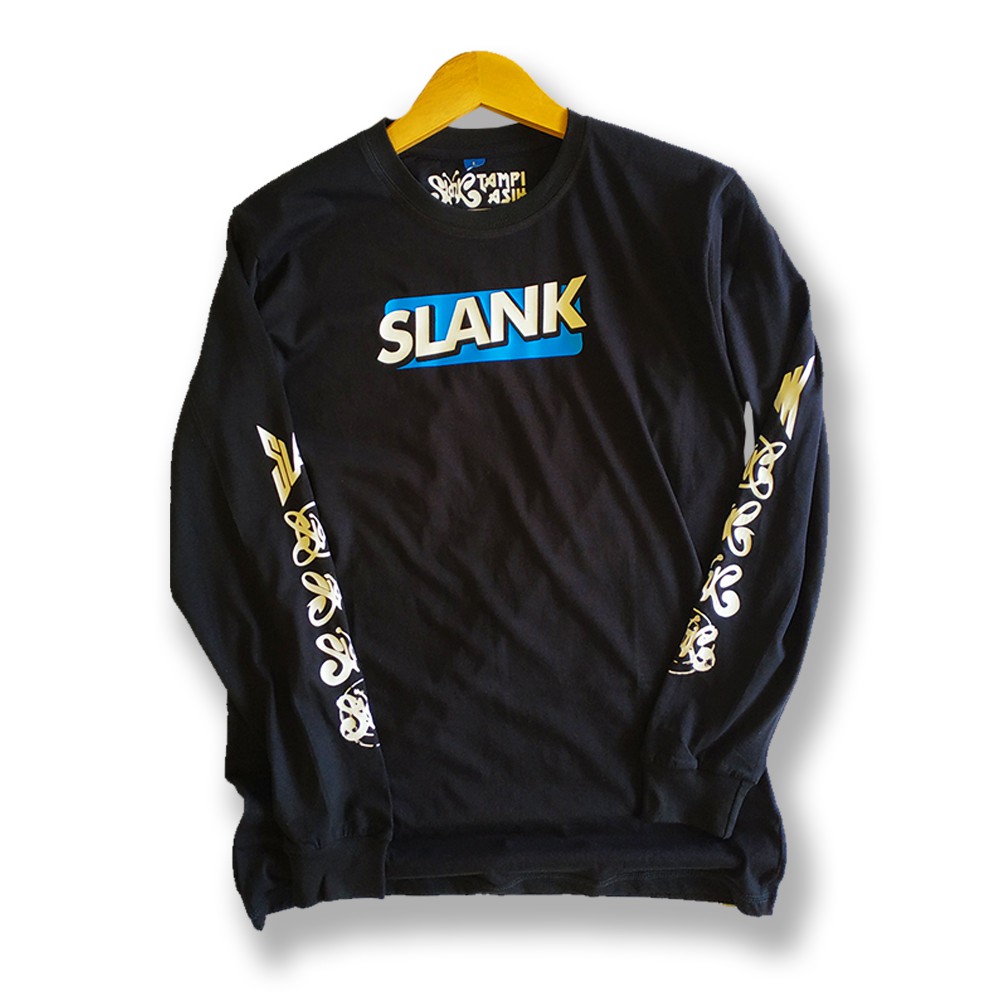 SLANK LOGO - LENGAN PANJANG - ORIGINAL MADE IN SLANKERS - BAJU SLANK - KAOS SLANK - TAMPIASIH