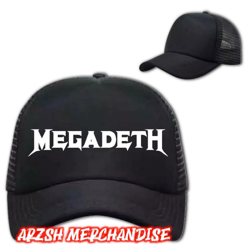 Topi Megadeth - Topi Trucker Jaring Megadeth