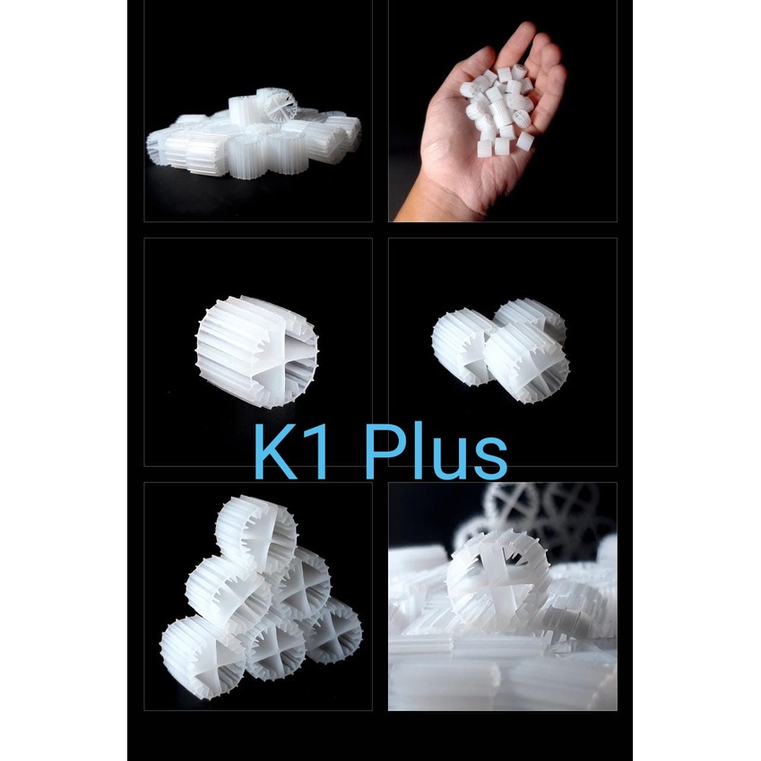Kaldness K1 / Kaldnes Kalnes K1 ,K1 Mini , K1 plus K3 per 100gr Pesu Media Filter MBBR TERMURAH !! Kaldness K1 / Kolam / Aquarium / Akuarium aquascape