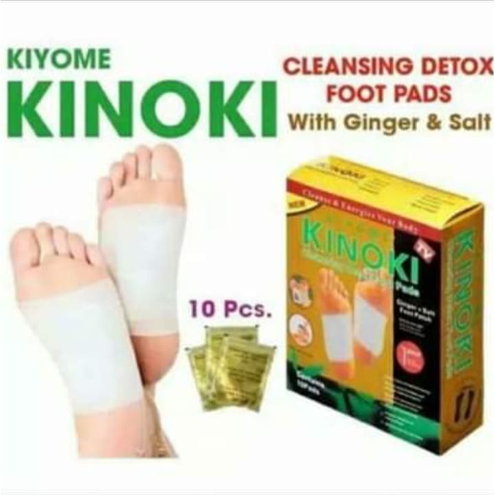 

(GRATIS ONGKIR) Kinoki Gold Detox Kaki Asli Original 1 box isi 10/Koyo kaki kinoki terapi