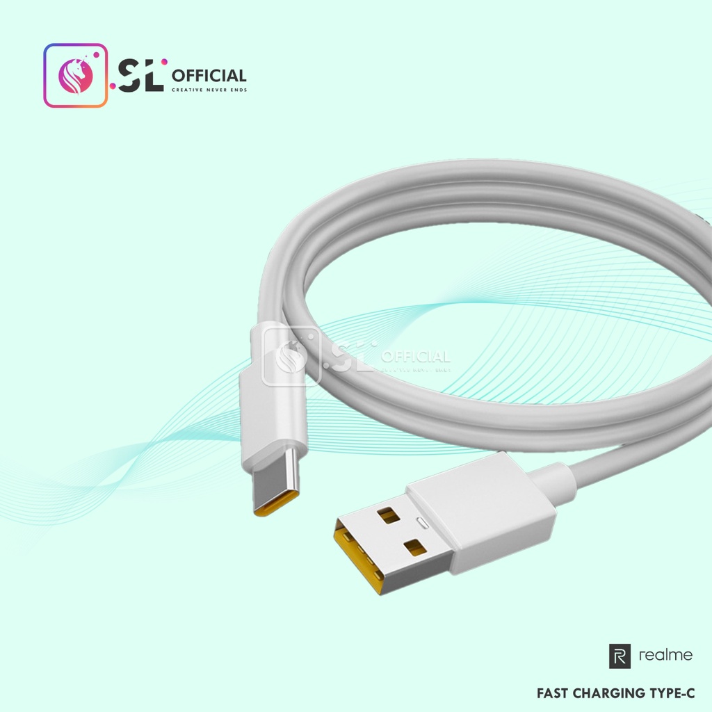Kabel Data Realme Micro USB &amp; Type C Fast Charging Original
