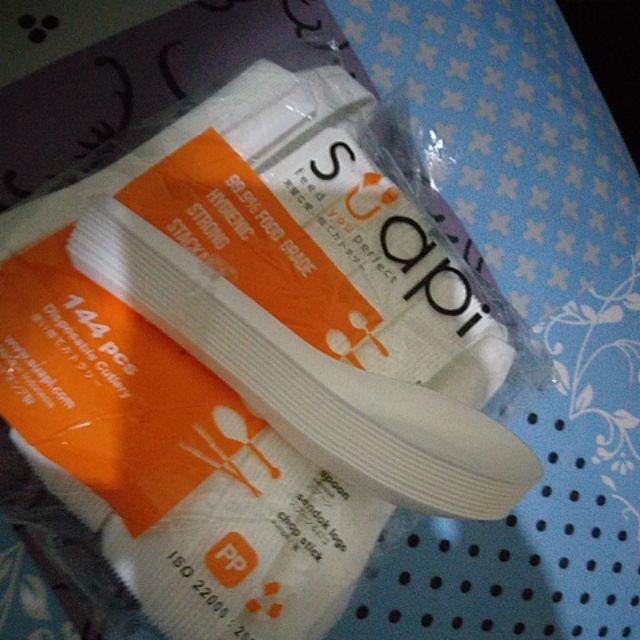 Sendok Bebek || Sendok Murah || Sendok Plastik || Sendok Suapi Isi 144