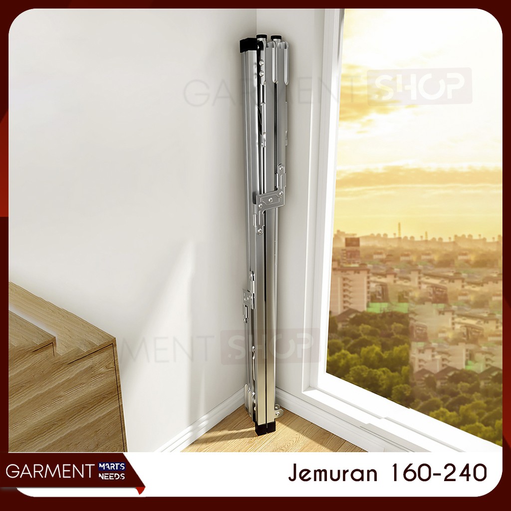 (4KG) SHENAR JEMURAN BAJU / JEMURAN HANDUK LIPAT / JEMURAN STAINLESS STEEL / JEMURAN ANTI KARAT