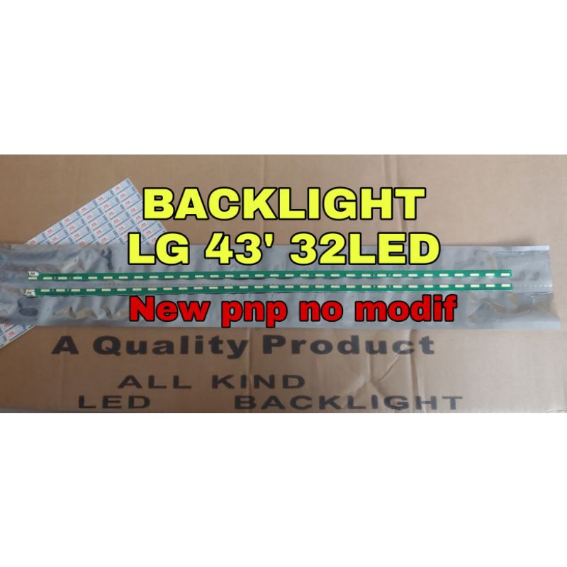 Lampu led BL backlight Lg tv 43uf690 43UF690T 32LED