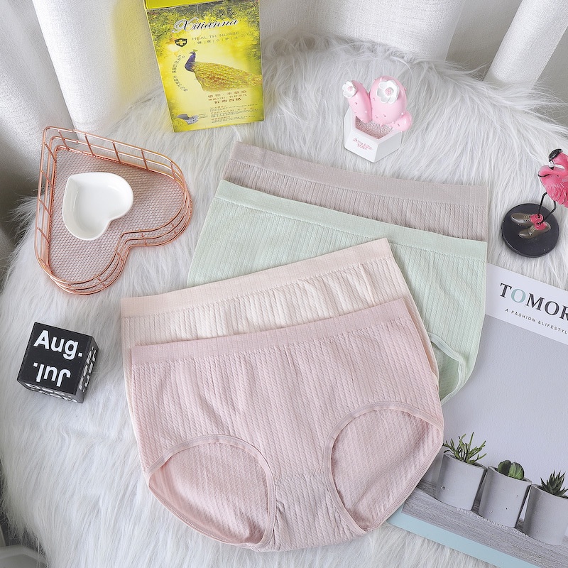 [Set Kotak 4pcs] TF seamless underwear CELANA DALAM wanita nyaman antibakteri graphene AAA CD13