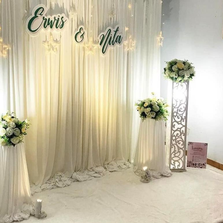 ❀ BACKDROP KAIN SATIN LEMBUT BACKDROP DEKORASI KAIN KAIN DEKORASI LAMARAN DEKORASI PERNIKAHAN ۩