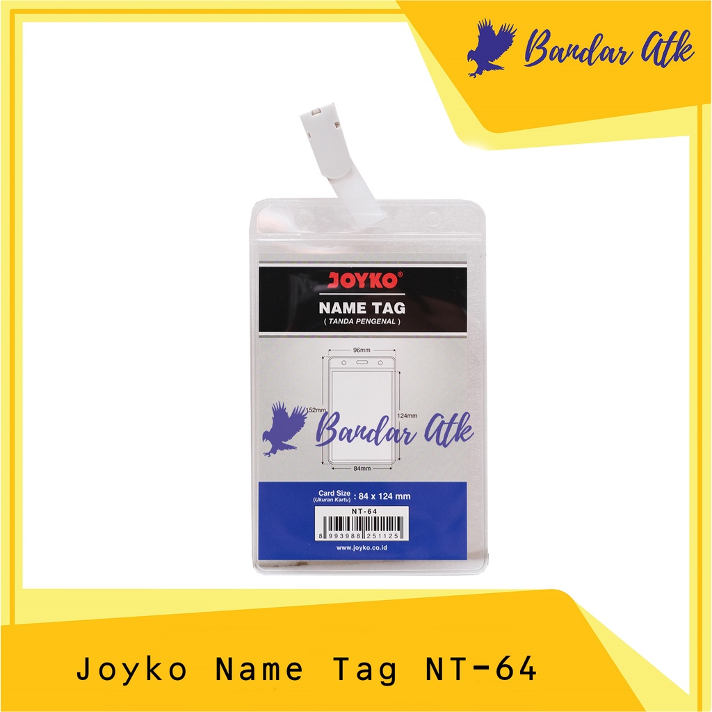 

JOYKO NAME TAG / Gantungan Kartu Nama / Tanda Pengenal NT-64 [1 PCS]