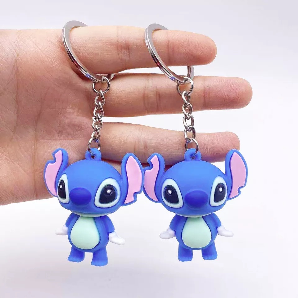 GANTUNGAN KUNCI STITCH // Ganci Karakter Disney Stitch Unik Lucu | Gantungan tas | Bag Charm | Souvenir Murah | Keychain | COD