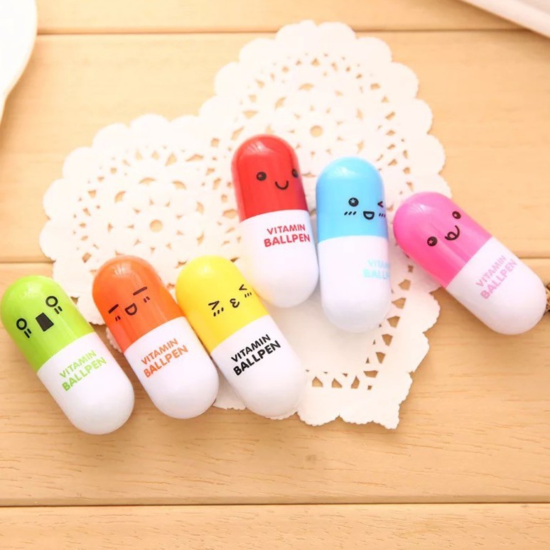 

[JS] PENA VITAMIN / PENA VITAMIN UNIK / PENA VITAMIN KAPSUL / PULPEN KAPSUL LUCU