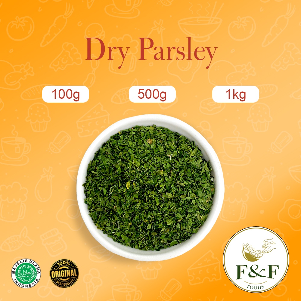 

Dry Parsley / Daun Parsley Kering / Daun Parsley Kering Tabur / Daun peterseli / Bumbu Dapur / Parsley German / Bumbu Dapur Murah / Bumbu / Parsley Flake / Herbs