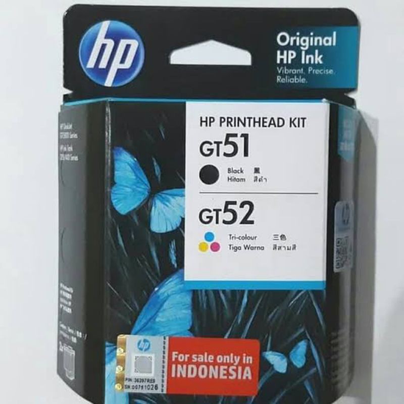 printhead hp gt51 dan gt52 ori 100%