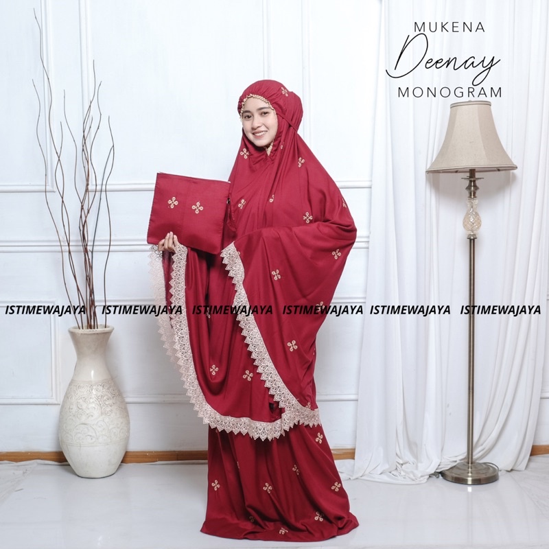 MUKENA DEENAY MONOGRAM || DEENAY MINI ESKLUSIF || MUKENA DEENAY BORDIR