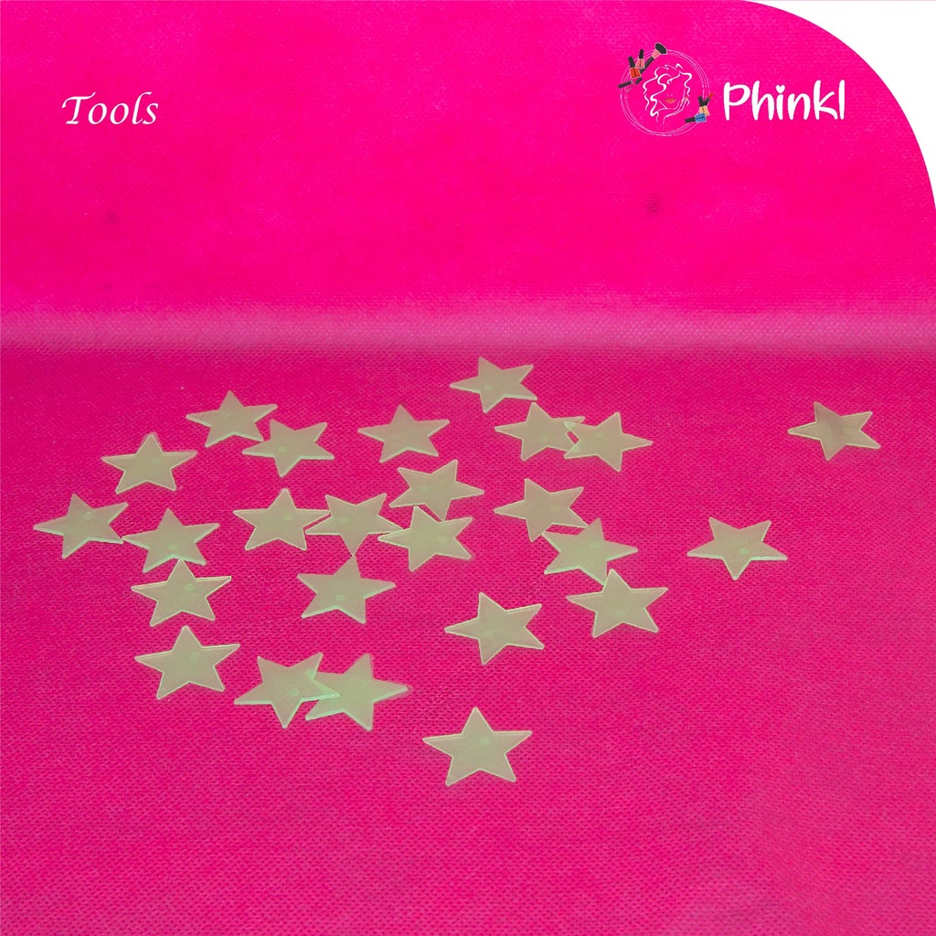 `ღ´ PHINKL `ღ´ (Isi100) stiker bintang glow in the dark menyala dalam gelap hiasan kamar dinding